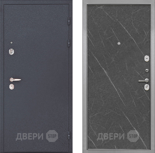 Входная металлическая Дверь Интекрон (INTECRON) Колизей Гладкая Гранит лава оникс в Лыткарино