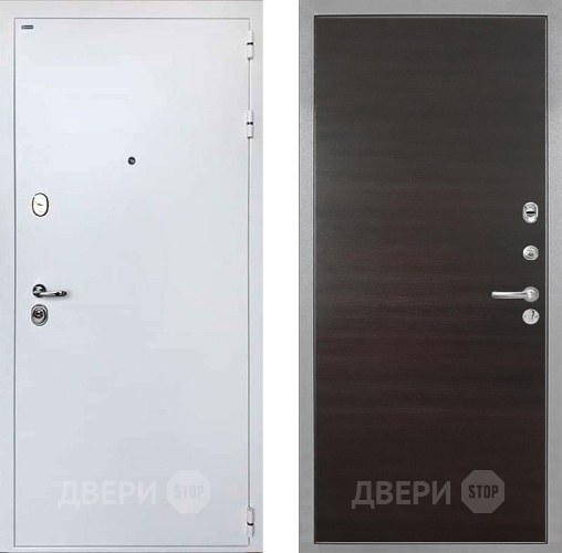 Входная металлическая Дверь Интекрон (INTECRON) Колизей White Гладкая Эковенге поперечный в Лыткарино