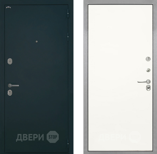 Входная металлическая Дверь Интекрон (INTECRON) Греция Гладкая Слоновая кость в Лыткарино