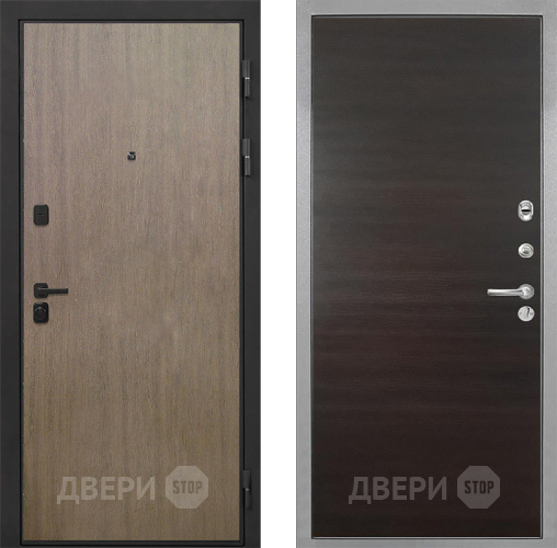 Входная металлическая Дверь Интекрон (INTECRON) Профит Black Венге Коричневый Гладкая Эковенге поперечный в Лыткарино