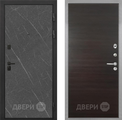 Дверь Интекрон (INTECRON) Профит Black Гранит Лава Оникс Гладкая Эковенге поперечный в Лыткарино
