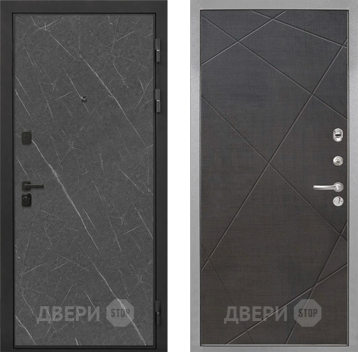 Входная металлическая Дверь Интекрон (INTECRON) Профит Black Гранит Лава Оникс Лучи-М Венге распил кофе в Лыткарино