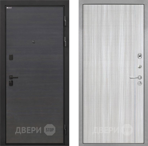 Входная металлическая Дверь Интекрон (INTECRON) Профит Black Эковенге В-07 с молдингом Сандал белый в Лыткарино
