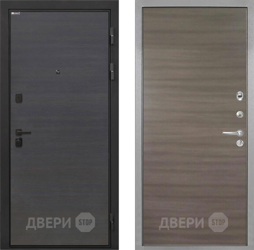 Входная металлическая Дверь Интекрон (INTECRON) Профит Black Эковенге Гладкая Дуб тоскано поперечный в Лыткарино