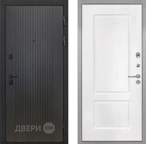 Входная металлическая Дверь Интекрон (INTECRON) Профит Black ФЛ-295 КВ-2 Белый матовый в Лыткарино