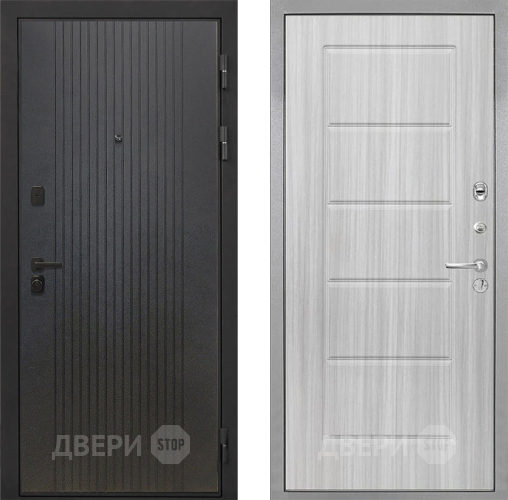 Входная металлическая Дверь Интекрон (INTECRON) Профит Black ФЛ-295 ФЛ-39 Сандал белый в Лыткарино