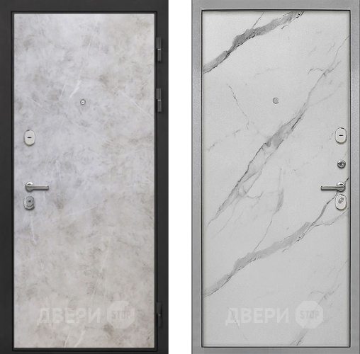 Входная металлическая Дверь Интекрон (INTECRON) Гектор Мрамор Светлый Гладкая Мрамор натуральный арктик в Лыткарино