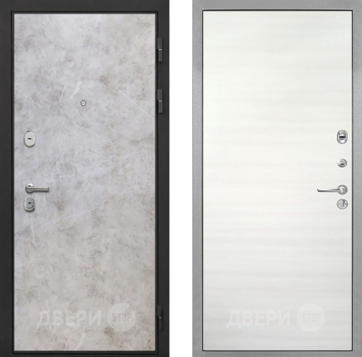 Входная металлическая Дверь Интекрон (INTECRON) Гектор Мрамор Светлый Гладкая Дуб сильвер поперечный в Лыткарино