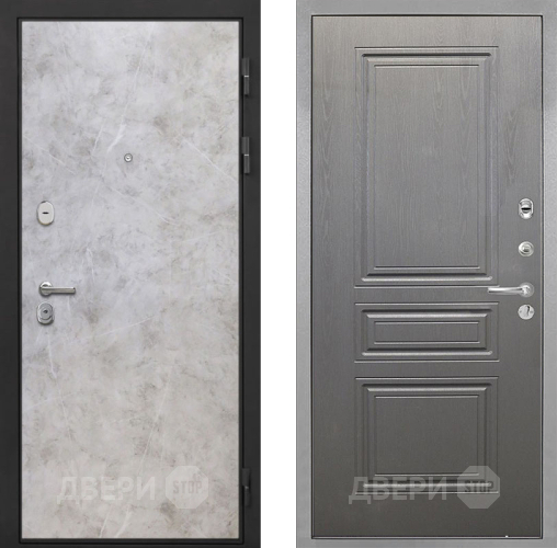 Дверь Интекрон (INTECRON) Гектор Мрамор Светлый ФЛ-243 Графит вуд дуб в Лыткарино