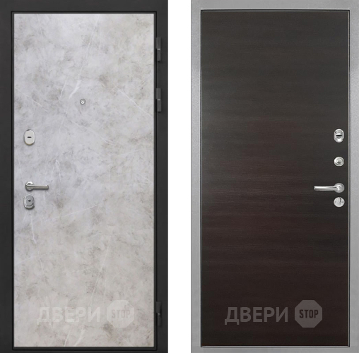 Входная металлическая Дверь Интекрон (INTECRON) Гектор Мрамор Светлый Гладкая Эковенге поперечный в Лыткарино