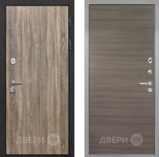Входная металлическая Дверь Интекрон (INTECRON) Гектор Дуб Турин Гладкая Дуб тоскано поперечный в Лыткарино