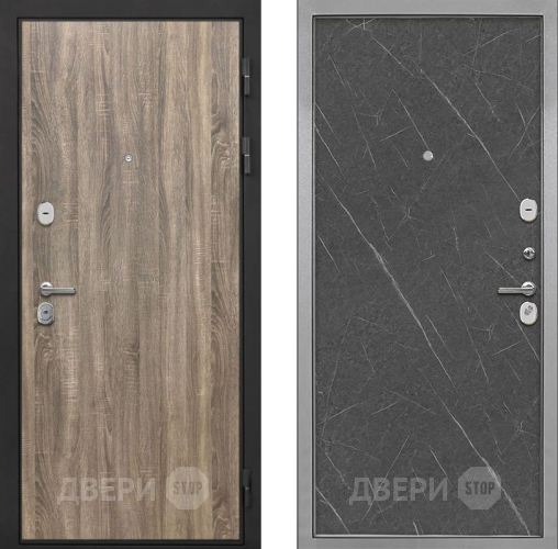 Дверь Интекрон (INTECRON) Гектор Дуб Турин Гладкая Гранит лава оникс в Лыткарино