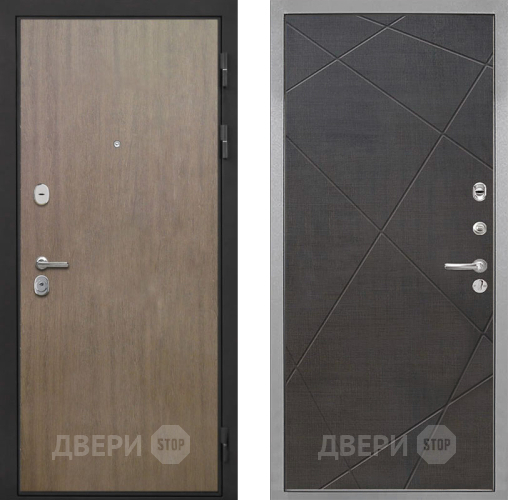 Входная металлическая Дверь Интекрон (INTECRON) Гектор Венге Коричневый Лучи-М Венге распил кофе в Лыткарино