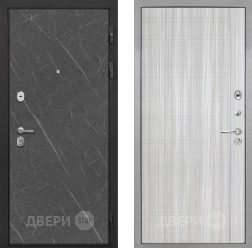 Входная металлическая Дверь Интекрон (INTECRON) Гектор Гранит Лава Оникс В-07 с молдингом Сандал белый в Лыткарино