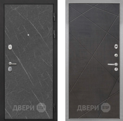 Входная металлическая Дверь Интекрон (INTECRON) Гектор Гранит Лава Оникс Лучи-М Венге распил кофе в Лыткарино