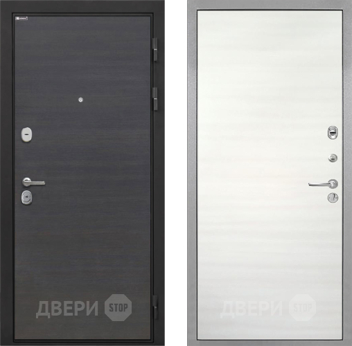 Входная металлическая Дверь Интекрон (INTECRON) Гектор Эковенге Гладкая Дуб сильвер поперечный в Лыткарино