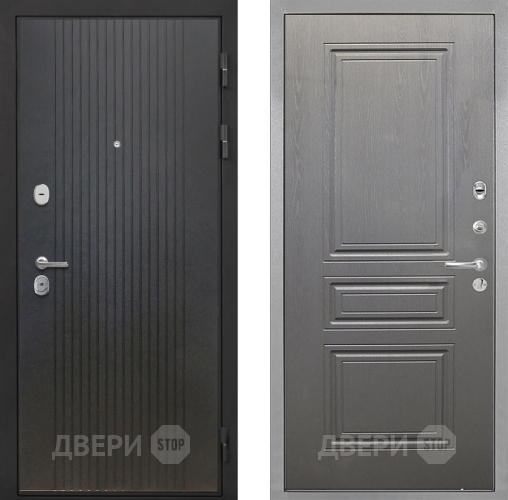 Входная металлическая Дверь Интекрон (INTECRON) Гектор ФЛ-295 ФЛ-243 Графит вуд дуб в Лыткарино