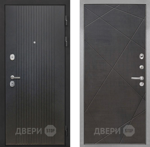 Входная металлическая Дверь Интекрон (INTECRON) Гектор ФЛ-295 Лучи-М Венге распил кофе в Лыткарино