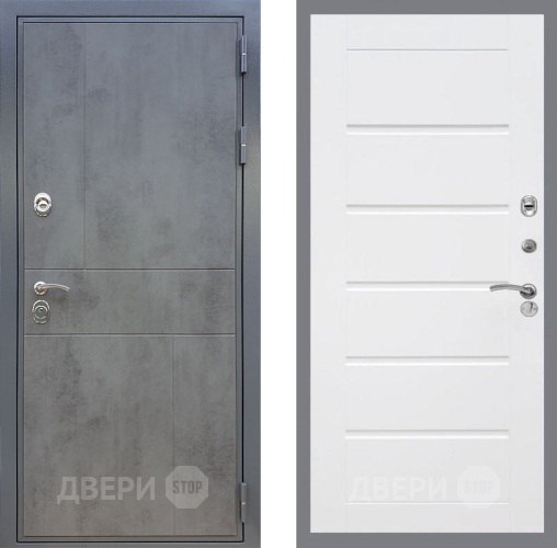 Входная металлическая Дверь Рекс (REX) ФЛ-290 Сити Белый ясень в Лыткарино