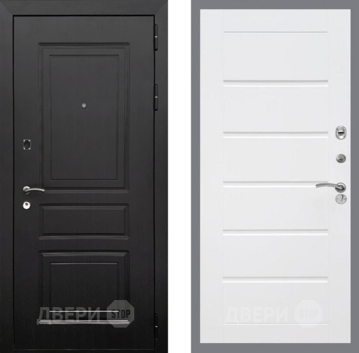 Входная металлическая Дверь Рекс (REX) 6 Венге Сити Белый ясень в Лыткарино