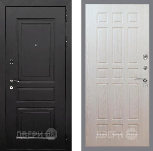 Входная металлическая Дверь Рекс (REX) 6 Венге FL-33 Беленый дуб в Лыткарино