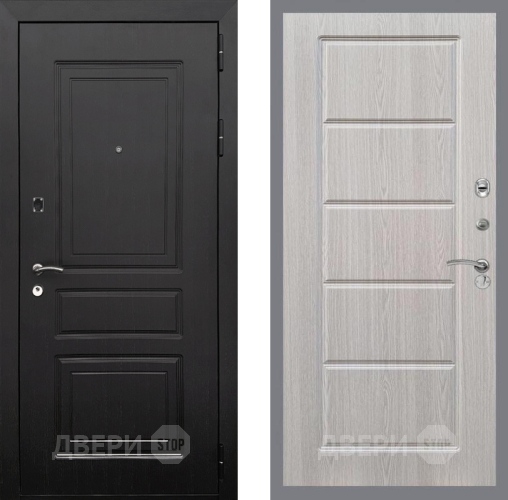 Входная металлическая Дверь Рекс (REX) 6 Венге FL-39 Беленый дуб в Лыткарино