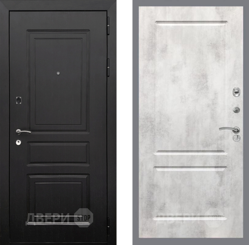 Входная металлическая Дверь Рекс (REX) 6 Венге FL-117 Бетон светлый в Лыткарино