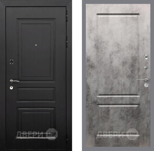 Входная металлическая Дверь Рекс (REX) 6 Венге FL-117 Бетон темный в Лыткарино