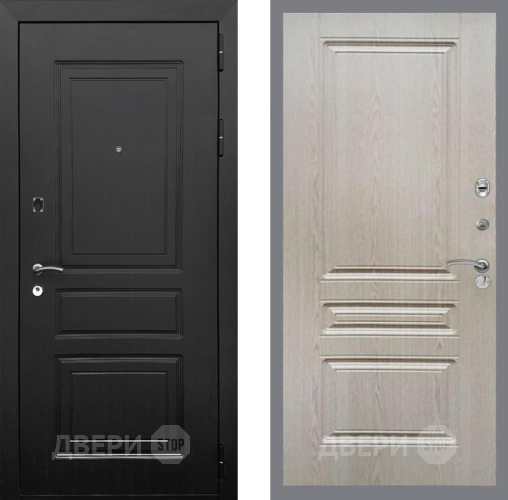 Входная металлическая Дверь Рекс (REX) 6 Венге FL-243 Беленый дуб в Лыткарино