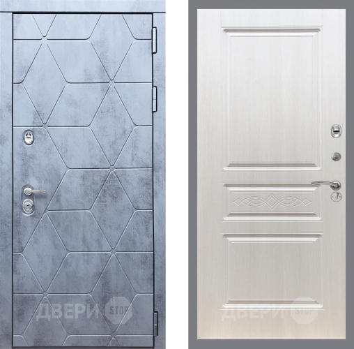 Входная металлическая Дверь Рекс (REX) 28 FL-243 Лиственница беж в Лыткарино