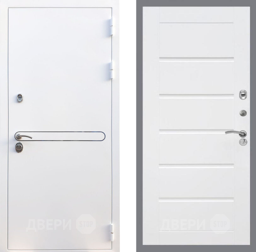 Входная металлическая Дверь Рекс (REX) 27 Сити Белый ясень в Лыткарино