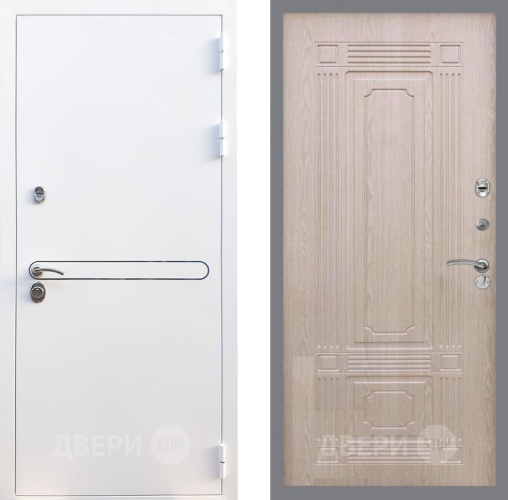 Входная металлическая Дверь Рекс (REX) 27 FL-2 Беленый дуб в Лыткарино