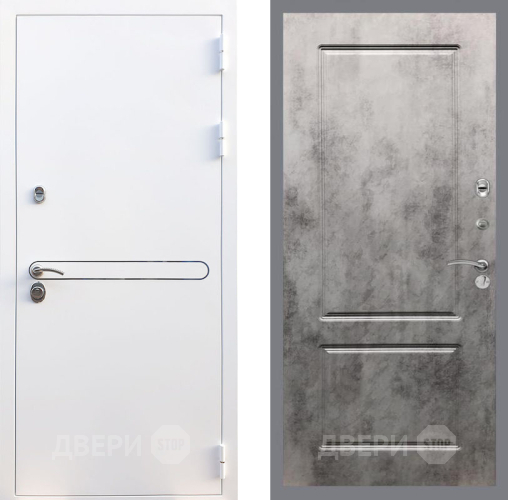 Входная металлическая Дверь Рекс (REX) 27 FL-117 Бетон темный в Лыткарино