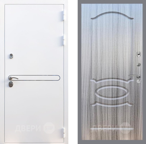 Входная металлическая Дверь Рекс (REX) 27 FL-128 Сандал грей в Лыткарино