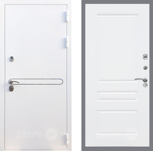 Входная металлическая Дверь Рекс (REX) 27 FL-243 Силк Сноу в Лыткарино