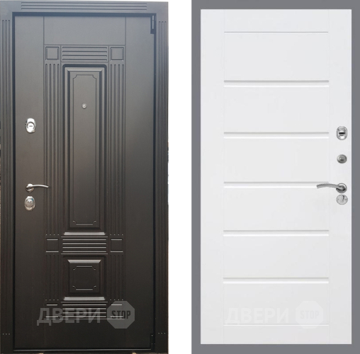 Входная металлическая Дверь Рекс (REX) 9 Сити Белый ясень в Лыткарино