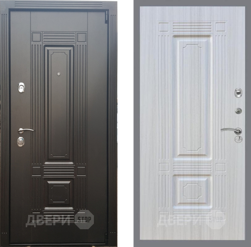 Входная металлическая Дверь Рекс (REX) 9 FL-2 Сандал белый в Лыткарино