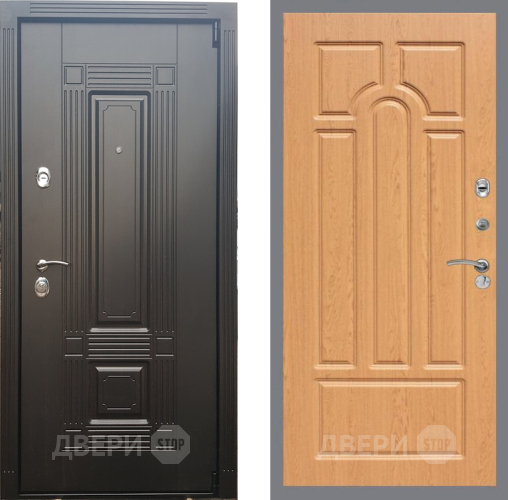 Входная металлическая Дверь Рекс (REX) 9 FL-58 Дуб в Лыткарино