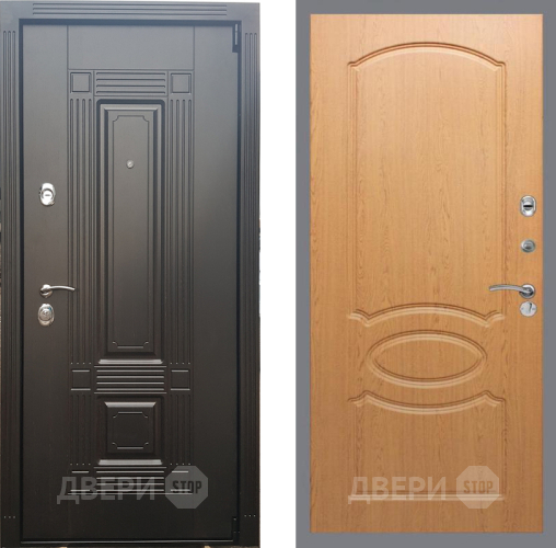 Входная металлическая Дверь Рекс (REX) 9 FL-128 Дуб в Лыткарино