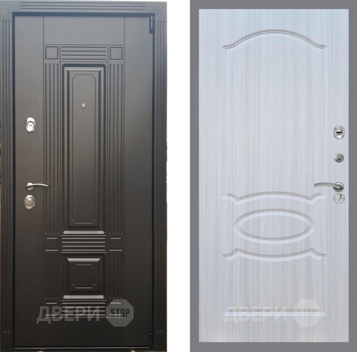 Входная металлическая Дверь Рекс (REX) 9 FL-128 Сандал белый в Лыткарино