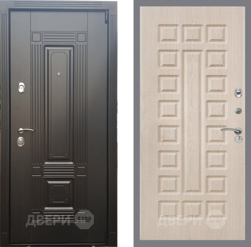 Входная металлическая Дверь Рекс (REX) 9 FL-183 Беленый дуб в Лыткарино