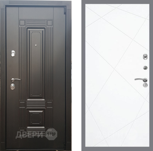 Входная металлическая Дверь Рекс (REX) 9 FL-291 Силк Сноу в Лыткарино