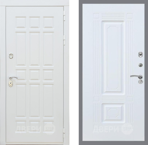 Входная металлическая Дверь Рекс (REX) 8 Силк Сноу FL-2 Силк Сноу в Лыткарино