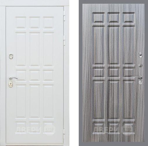 Входная металлическая Дверь Рекс (REX) 8 Силк Сноу FL-33 Сандал грей в Лыткарино