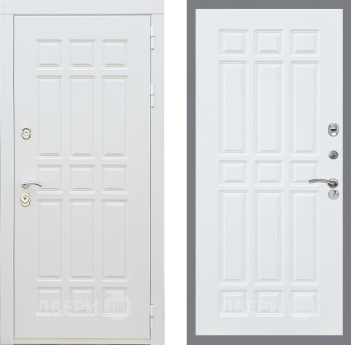 Входная металлическая Дверь Рекс (REX) 8 Силк Сноу FL-33 Силк Сноу в Лыткарино