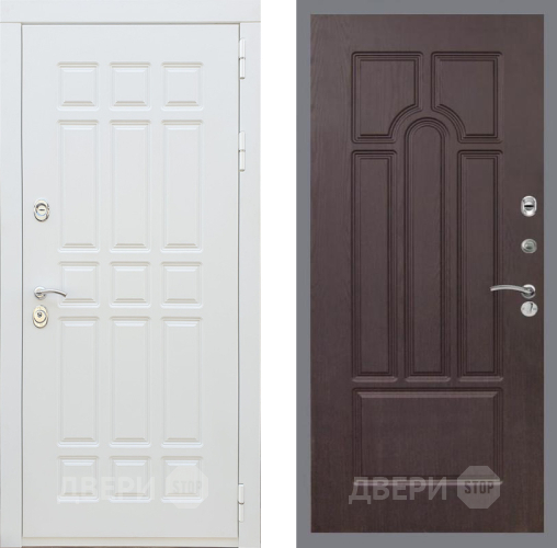 Входная металлическая Дверь Рекс (REX) 8 Силк Сноу FL-58 Венге в Лыткарино