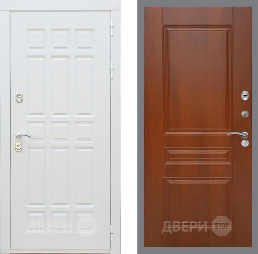 Входная металлическая Дверь Рекс (REX) 8 Силк Сноу FL-243 Итальянский орех в Лыткарино