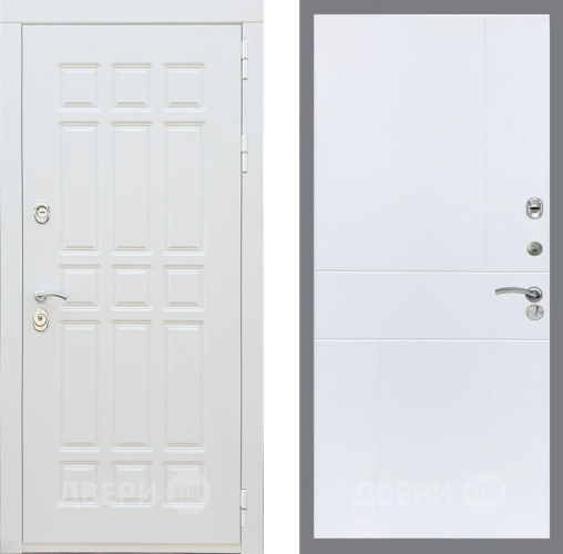 Входная металлическая Дверь Рекс (REX) 8 Силк Сноу FL-290 Силк Сноу в Лыткарино