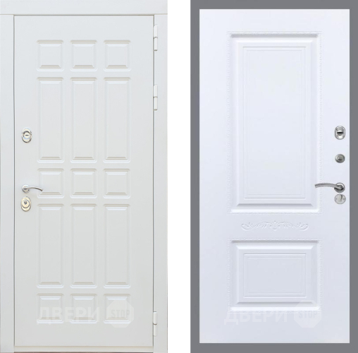 Входная металлическая Дверь Рекс (REX) 8 Силк Сноу Смальта Силк Сноу в Лыткарино