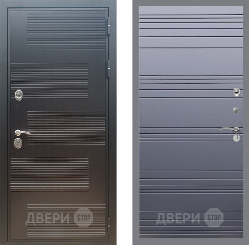 Входная металлическая Дверь Рекс (REX) премиум 185 Line Силк титан в Лыткарино
